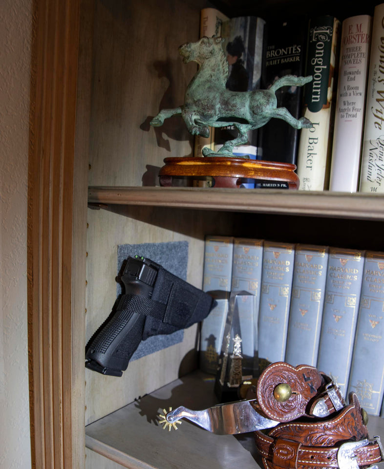 Kohroo Tactical Gun  safe storage bookcase with velcro attach